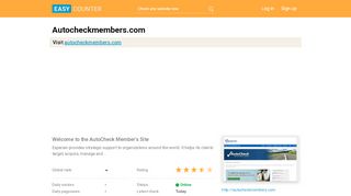 
                            9. Autocheckmembers.com: Welcome to the …