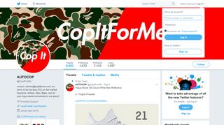 
                            7. AUTOCOP (@CopItForMe) | Twitter