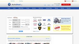 
                            6. Autodeal ® Second hand cars For Sale in UAE Dubai Abu ...