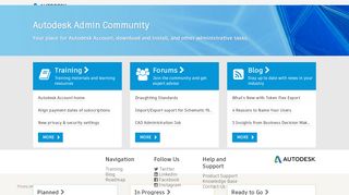 
                            3. Autodesk Admin Community | Homepage