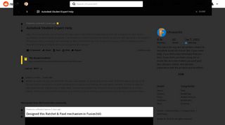 
                            9. Autodesk Student Expert Help : Fusion360 - Reddit