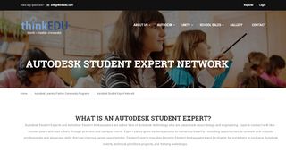 
                            5. Autodesk Student Expert Network - ThinkEDU Corporate WebSite