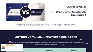 
                            1. AutoDS VS Yaballe - Which is better for automatic dropshipping?