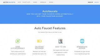 
                            6. Autofaucets - Cryptocurrency Auto Faucets and Auto Faucet ...