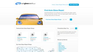 
                            8. AutoGlassSearch.com - Find Auto Glass Repair