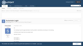 
                            8. Automate Login - AutoIt General Help and Support - AutoIt Forums