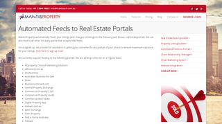 
                            9. Automated Feeds to Real Estate Portals - MantisProperty