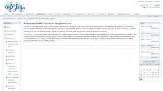 
                            6. Automated NMR structure determination — ARIA Portal