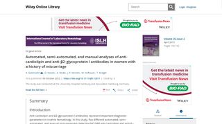 
                            4. Automated, semi‐automated, and manual analyses of anti ...