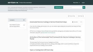 
                            5. Automated Service Catalog in Service Portal test steps | ServiceNow ...