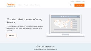 
                            3. Automated Tax Compliance Software - Avalara