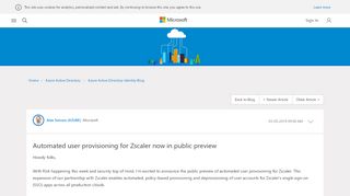 
                            6. Automated user provisioning for Zscaler now in public preview ...