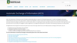 
                            1. Automatic Exchange of Information (AEOI) | Government of the Virgin ...