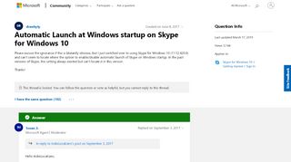 
                            7. Automatic Launch at Windows startup on Skype for Windows ...