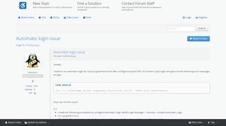 
                            3. Automatic login issue • KDE Community Forums