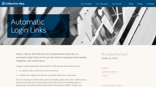 
                            1. Automatic Login Links | Collective Idea