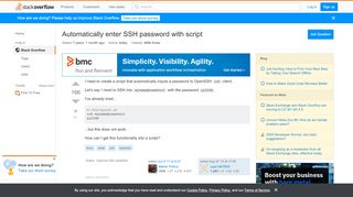 
                            4. Automatically enter SSH password with script - Stack Overflow