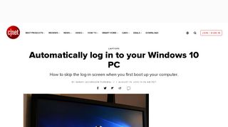 
                            5. Automatically log in to your Windows 10 PC - CNET