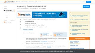 
                            6. automation - Automating Telnet with PowerShell - Stack ...