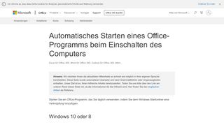 
                            6. Automatisches Starten eines Office-Programms beim ...