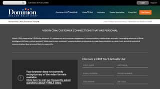 
                            5. Automotive CRM | Dominion Dealer Solutions