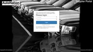 
                            1. AutoNation Supplier Portal - Supplier Portal Login - HICX Solutions