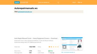 
                            9. Autorepairmanuals.ws: Auto Repair Manual Forum – …