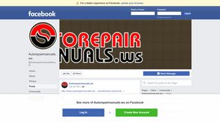 
                            2. Autorepairmanuals.ws - Posts | Facebook