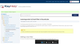 
                            8. Autoresponder & Email-Filter in Roundcube - KeyHelp ...