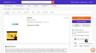
                            4. Autorox| Automobile ERP software available at Techjockey ...