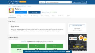 
                            8. Autorox Pricing, Features & Reviews 2019 - Free Demo