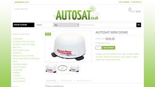 
                            7. Autosat Mini Dome - Autosat | Adventure Motorhomes