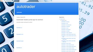 
                            5. autotrader: Autotrader dealer portal app for android