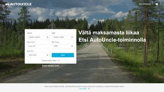 
                            2. AutoUncle - Hintavertailu ja riippumaton hinnan tarkistus