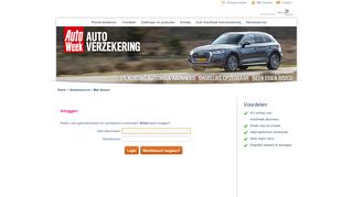 
                            1. AutoWeek Verzekeringen > Klantenservice > Mijn …