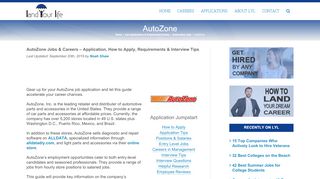 
                            5. AutoZone Application | 2019 Careers, Job …