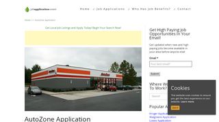 
                            10. AutoZone Application - Online Job Employment Form