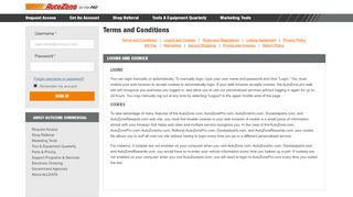 
                            8. AutoZonePro.com | Terms and Conditions