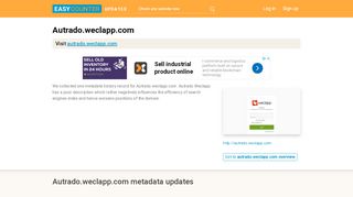 
                            6. Autrado Weclapp (Autrado.weclapp.com) - Login