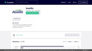 
                            1. Auxillis Reviews | Read Customer Service Reviews of auxillis.com