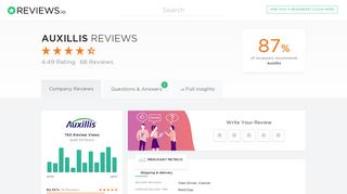 
                            3. Auxillis Reviews - Read Reviews on Auxillis.com Before You Buy ...