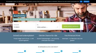 
                            5. auxmoney - Geld von Privat an Privat | AUXMONEY