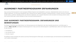 
                            7. auxmoney Partnerprogramm Erfahrungen - …