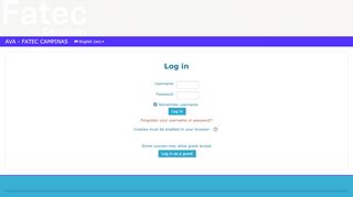 
                            6. AVA - FATEC CAMPINAS: Log in to the site