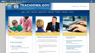 
                            8. Available Jobs : TeachIowa.gov