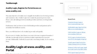 
                            5. Availity Login, Register for Portal Access on www.availity.com