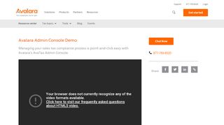 
                            5. Avalara AvaTax Admin Console: A Product Demo from Avalara ...