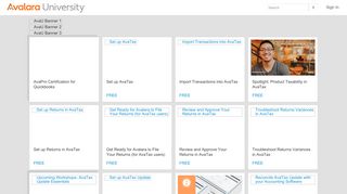 
                            8. Avalara University