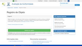 
                            4. Avaliação da Conformidade - Inmetro