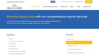 
                            2. AvalonHR's Payroll Services | AVALON HR